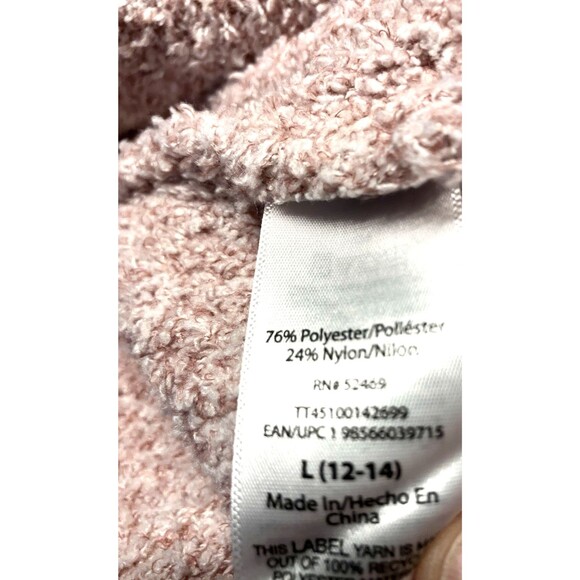 Time and Tru Women's Pink Super Soft Pullover Sweater Size L (12-14) NWOT - Picture 3 of 6